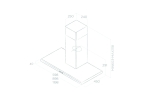 máy hút mùi áp tường ELICA  MOON IS IX/A/60X90 PRF0093507A	