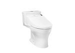 Bàn cầu một khối kèm nắp rửa điện tử TOTO WASHLET MS855DW6
