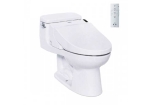Bàn cầu một khối kèm nắp rửa điện tử TOTO WASHLET MS864W6