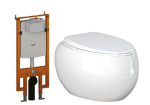 Bàn cầu treo tường RAK-CLOUD CLOWC1446AWHA - CLOSC3901WH +  Két nước âm tường NEOFS04RAK8C