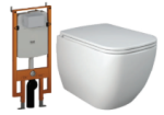 Bàn cầu treo tường RAK-METROPOLITAN MP13AWHA +  Két nước âm tường NEOFS04RAK8C