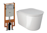 Bàn cầu treo tường RAK-VALET VALWC1446AWHA - VALSC3901WH +  Két nước âm tường NEOFS04RAK8C