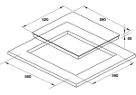 Bếp điện từ 3 vùng nấu Hafele HC-I603D