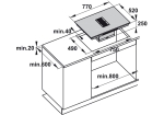 Bếp điện từ kết hợp hút mùi Hafele HC-IHH77D