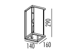 Đèn Gắn Tường Ngoài Trời Dùng Bóng NBB1466