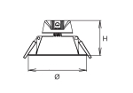 Đèn LED Downlight Panasonic Global Series NNP72249/ NNP72259