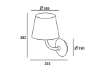  Đèn LED Gắn Tường Ngoài Trời Panasonic Ánh Sáng Vàng NBL1791