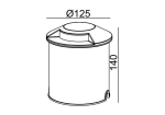 Đèn LED Sân Vườn Âm Đất Panasonic ánh sáng vàng NGL1211