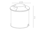 Đèn LED Sân Vườn Âm Đất Panasonic ánh sáng vàng NGL1212