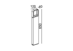 Đèn LED Sân Vườn Panasonic ánh sáng vàng NGL2723
