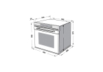 Lò nướng âm tủ Hafele 72lit HO-8T72A