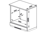 Lò nướng âm tủ Hafele 77L HO-K60C