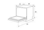 Máy rửa chén để bàn Hafele HDW-T50B