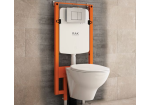 Bàn cầu treo tường RAK-METROPOLITAN MP13AWHA +  Két nước âm tường NEOFS04RAK8C