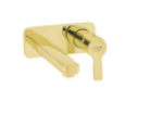 Vòi lavabo âm tường nóng lạnh PASSION RAK13024.GD1 + Bộ trộn vòi lavabo âm tường 38243 - BVCRAK05