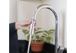 Vòi chậu rửa chén nóng lạnh, rút dây PEAK RAK18072-01