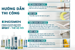 HƯỚNG DẪN THI CÔNG KEO BẮN RON GẠCH KINGSMEN NHANH CHÓNG VÀ DỄ DÀNG 
