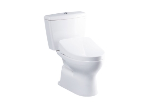 Bàn cầu hai khối kèm nắp rửa điện tử TOTO WASHLET CS300DRW11