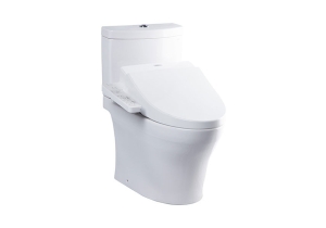 Bàn cầu hai khối kèm nắp rửa điện tử TOTO WASHLET CS769DRW7
