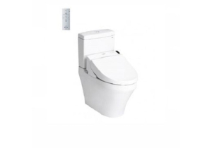 Bàn cầu hai khối kèm nắp rửa điện tử TOTO WASHLET CS945DNW6
