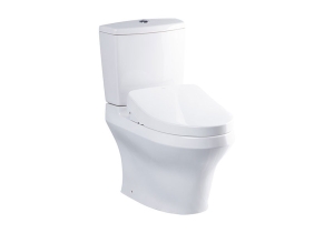 Bàn cầu hai khối kèm nắp rửa điện tử TOTO WASHLET CS945PDW11