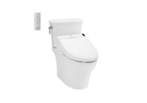 Bàn cầu hai khối kèm nắp rửa điện tử TOTO WASHLET CS986GW6
