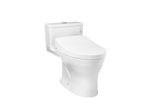 Bàn cầu một khối kèm nắp rửa điện tử TOTO WASHLET MS855DW11