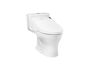 Bàn cầu một khối kèm nắp rửa điện tử TOTO WASHLET MS855DW6