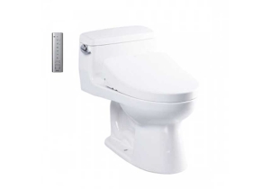 Bàn cầu một khối kèm nắp rửa điện tử TOTO WASHLET MS864W11