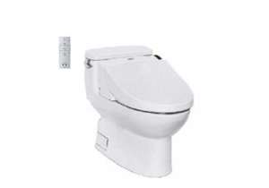 Bàn cầu một khối kèm nắp rửa điện tử TOTO WASHLET MS884W6