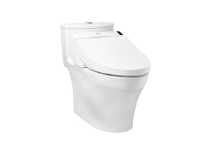 Bàn cầu một khối kèm nắp rửa điện tử TOTO WASHLET MS885DW6