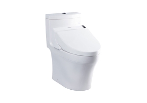 Bàn cầu một khối kèm nắp rửa điện tử TOTO WASHLET MS889DRW6
