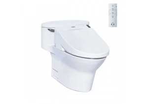 Bàn cầu một khối kèm nắp rửa điện tử TOTO WASHLET MS904W6