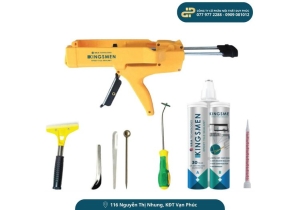 Bộ dụng cụ thi công bắn keo Kingsmen – KT700