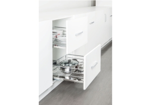 Bộ rổ kéo gắn với cánh tủ bếp dưới cho ray 450 mm, dòng Verona