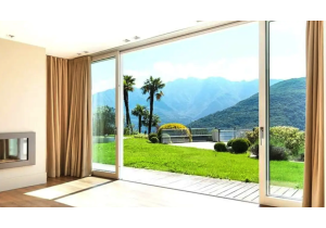 Cửa đi lùa nhôm kính Nhật Bản Hondalex 4 cánh hệ 60