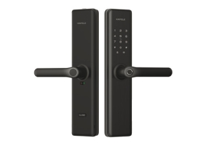 Khoá điện tử Hafele DL7600 Màu Đen mờ/Đồng bóng