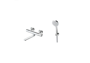 Vòi gắn tường nóng lạnh TOTO TBV03427V/TBW02006A