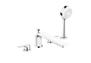 Vòi xả bồn tắm 4 lỗ Kludi Pure & Solid 344230575